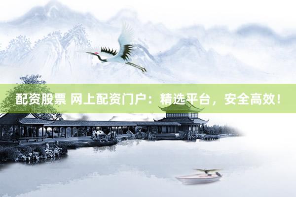 配资股票 网上配资门户：精选平台，安全高效！