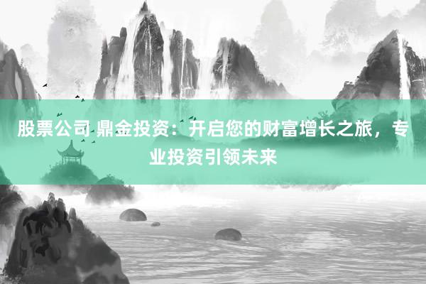 股票公司 鼎金投资：开启您的财富增长之旅，专业投资引领未来