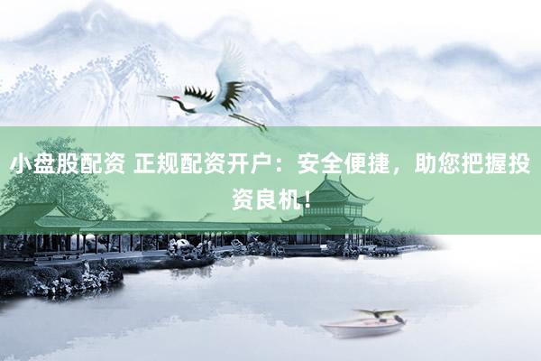 小盘股配资 正规配资开户：安全便捷，助您把握投资良机！
