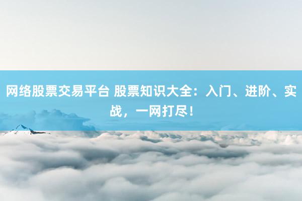 网络股票交易平台 股票知识大全：入门、进阶、实战，一网打尽！